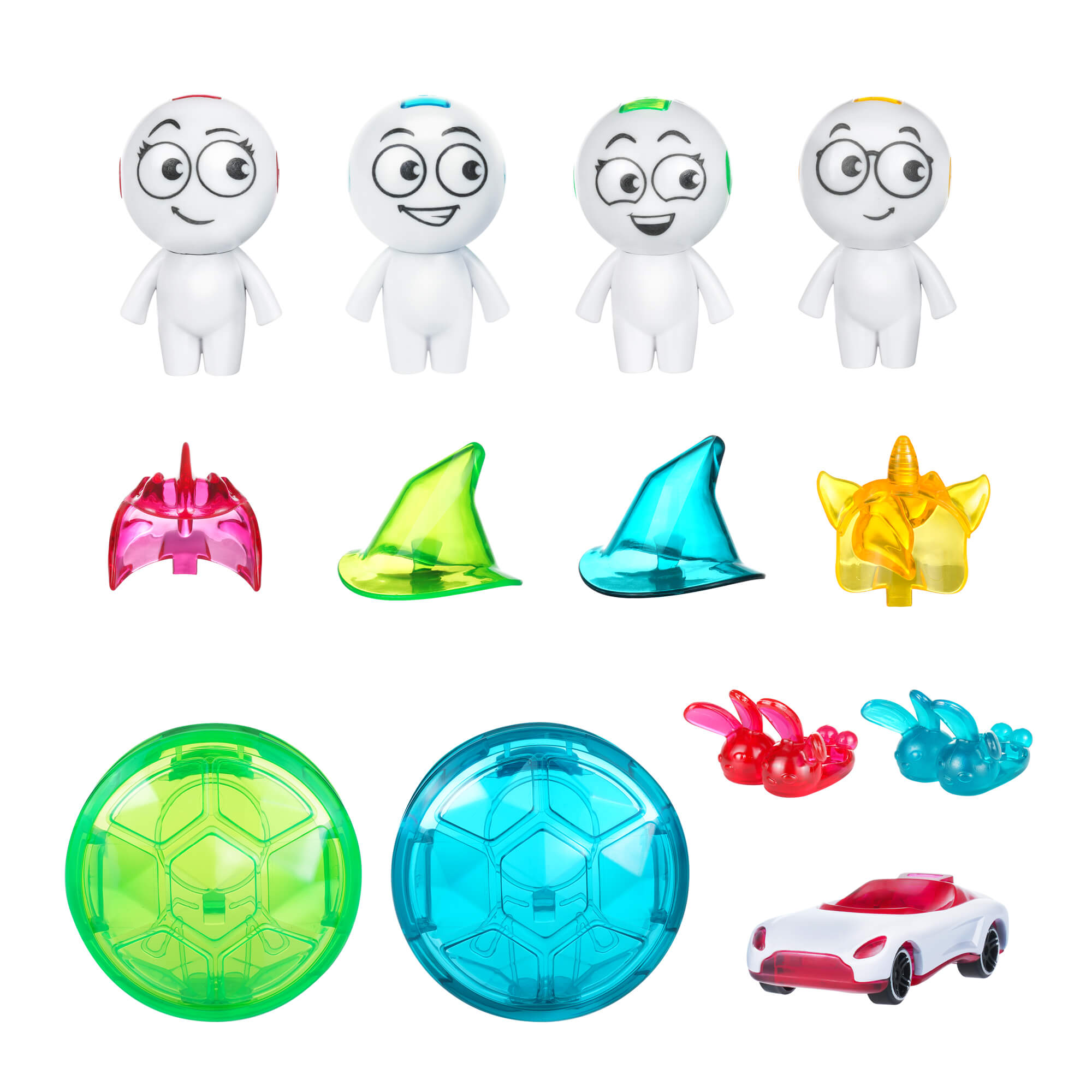 All pieces included in the Oggs Character Pack